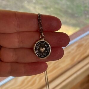 Pyrrha self love silver necklace